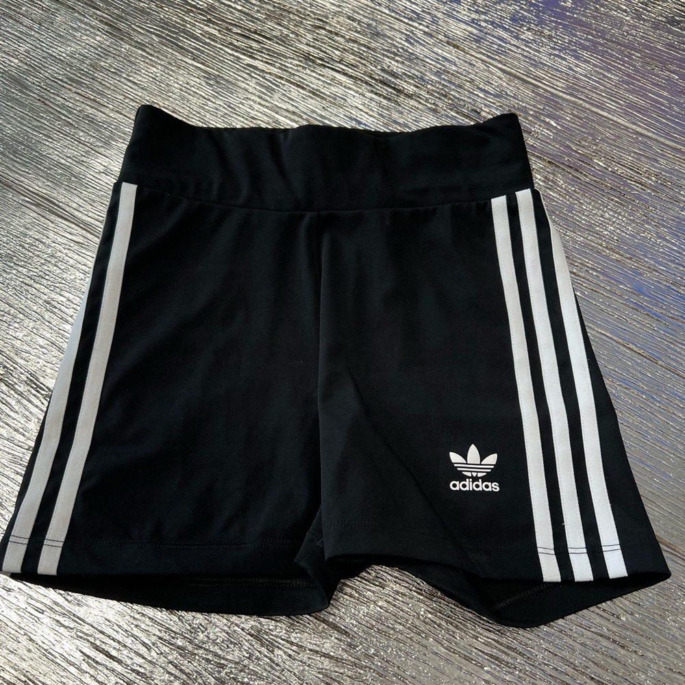 Adidas, Shorts, Size X-Small, Black 3 stripes